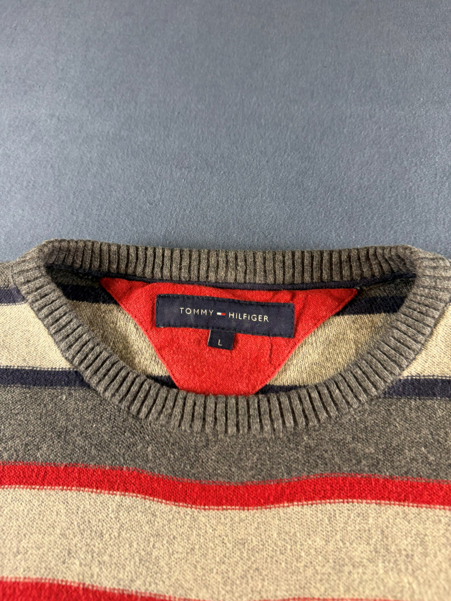 Tommy Hilfiger Trui grijs gestreept