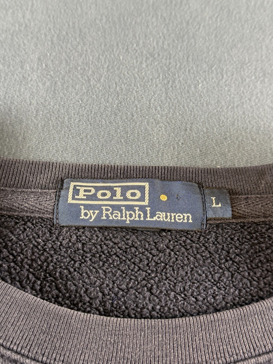 Polo Ralph Lauren sweater blauw maat L small pony