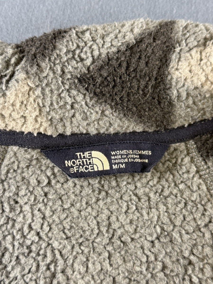 The North Face fleecejack grijs maat M driehoekprint