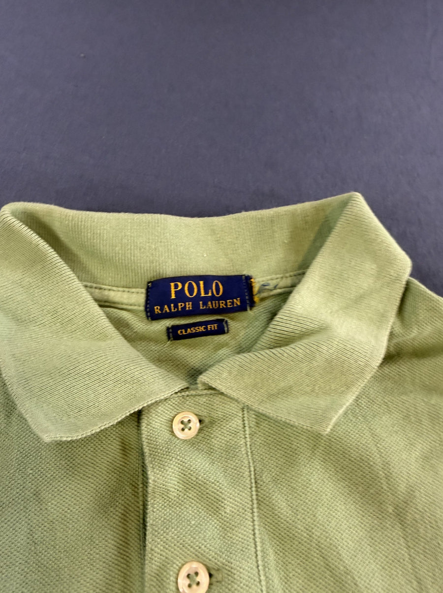 Groen Polo Ralph Lauren polo (piqué poloshirt), maat S Classic Fit