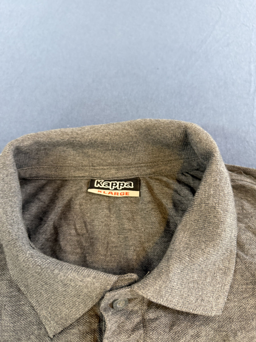 Grijze Kappa polo (poloshirt), maat L