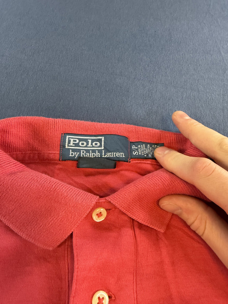 Polo Ralph Lauren poloshirt rood maat S Custom Fit