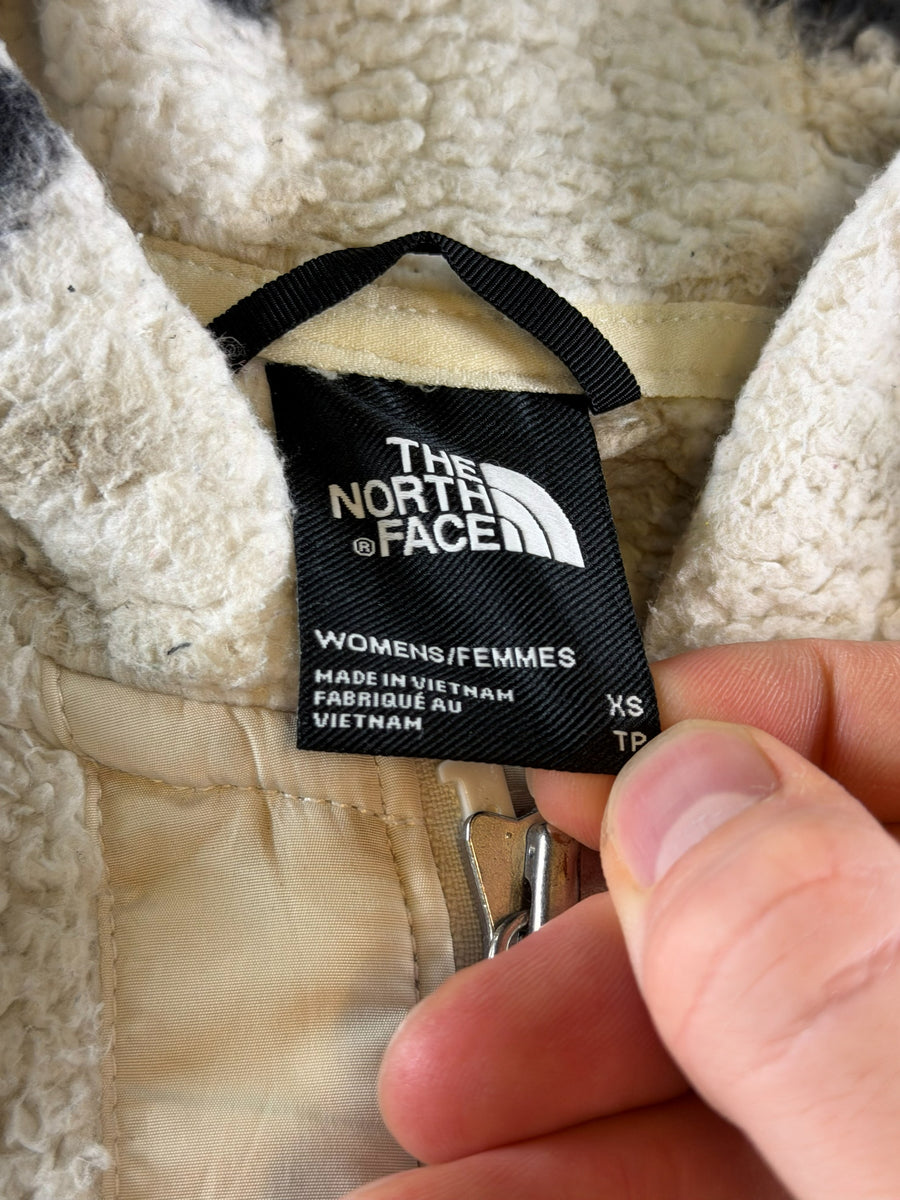 The North Face Fleece vest beige print
