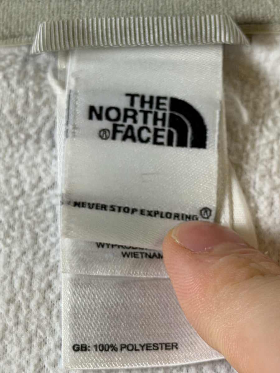 The North Face fleecetrui wit maat XL halve rits