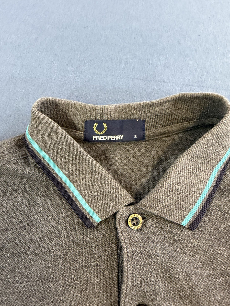Grijze Fred Perry polo maat S (poloshirt / shirt met korte mouw), Twin Tipped M3600