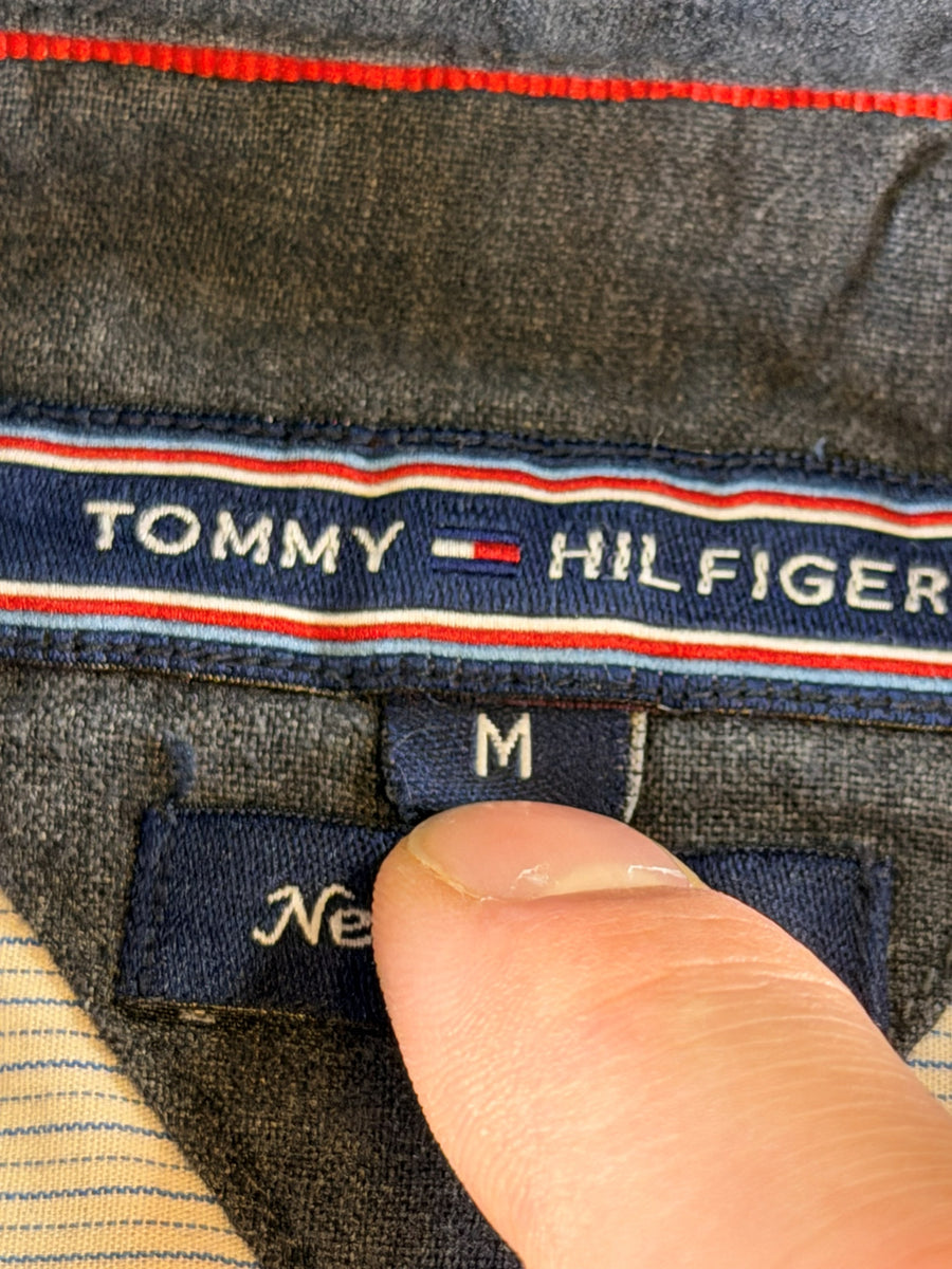 Tommy Hilfiger Blouse blauw gestreept New York Fit