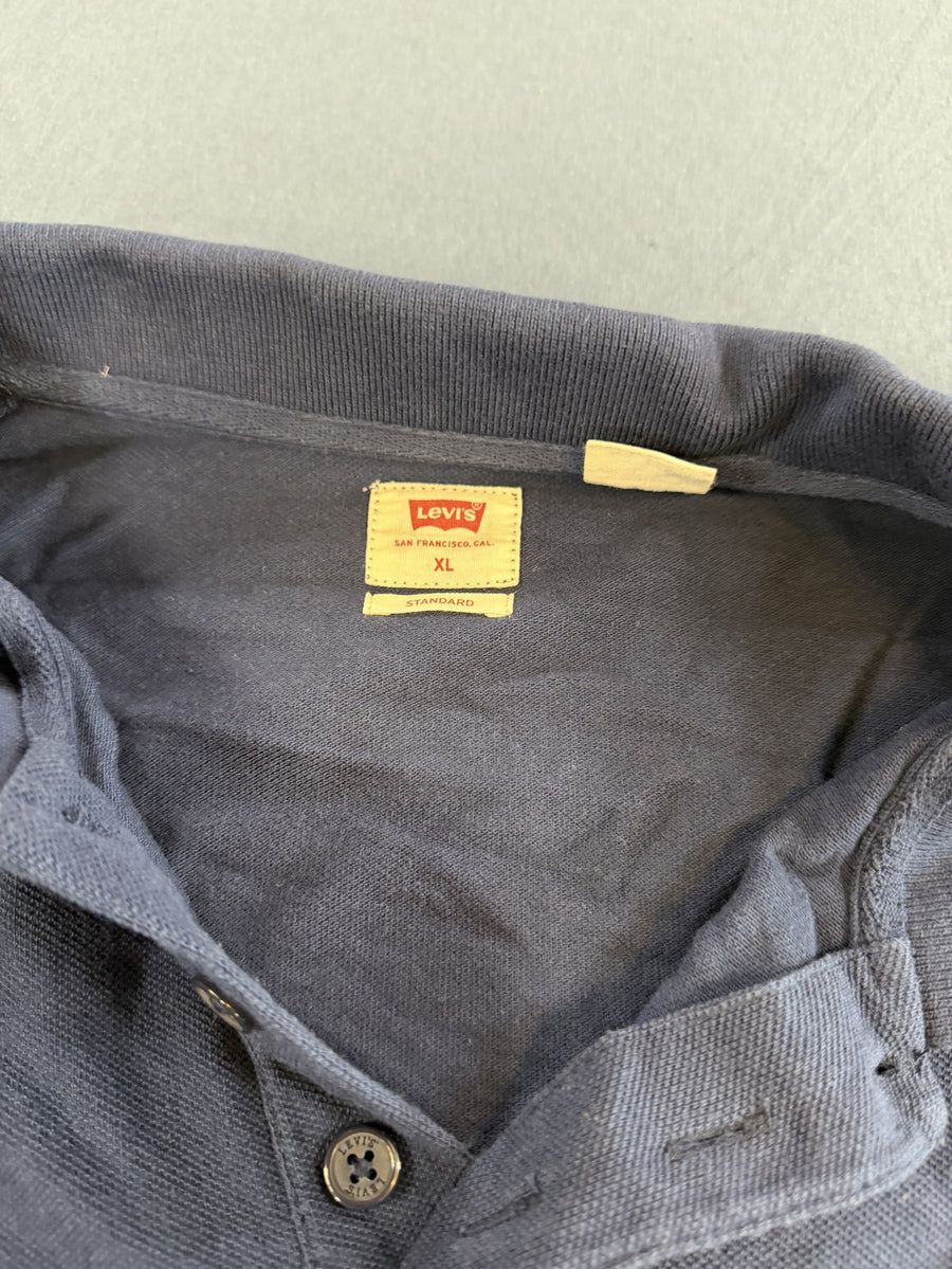 Blauwe Levi's polo – maat XL (polo shirt / piqué-top)