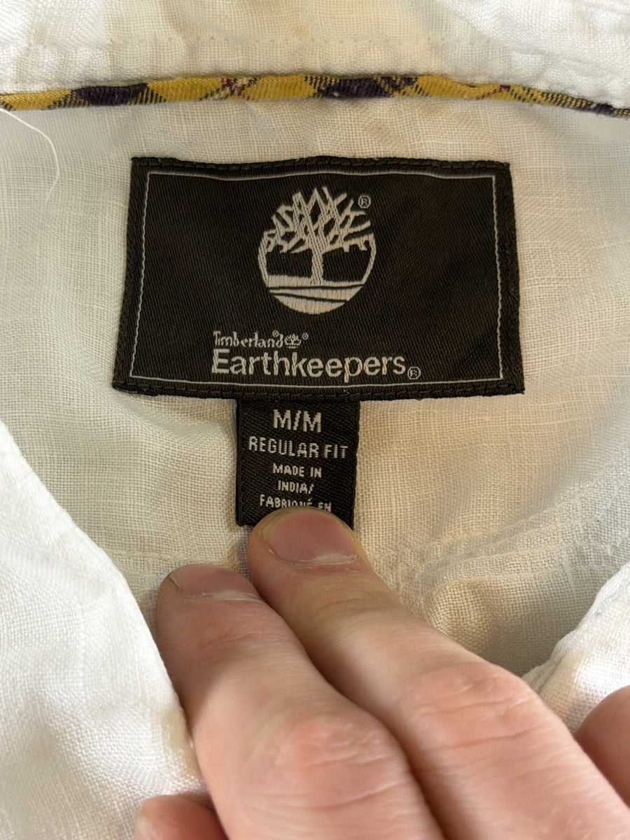 Timberland overhemd wit maat M Earthkeepers