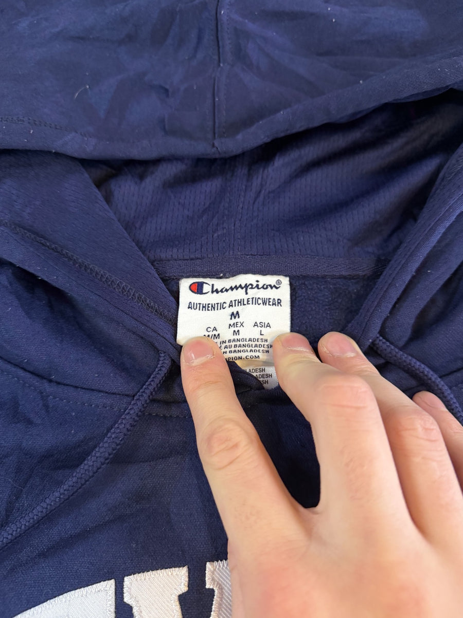 Blauwe Champion hoodie (capuchontrui) University of Nevada heren maat M