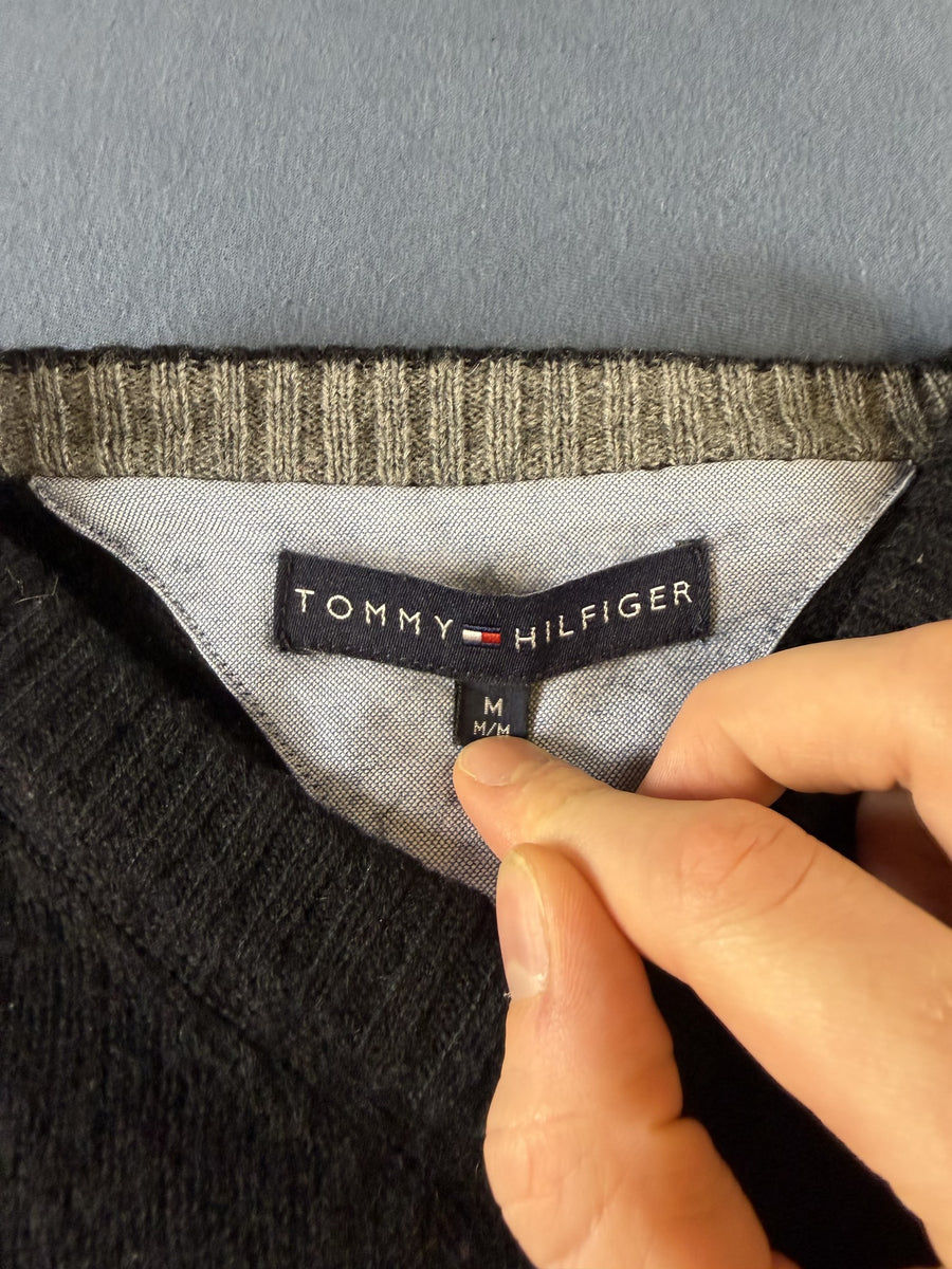 Tommy Hilfiger trui zwart maat M V-hals