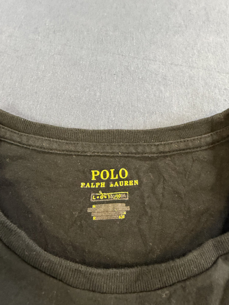 Ralph Lauren t-shirt groen heren maat M katoen shirt tee effen