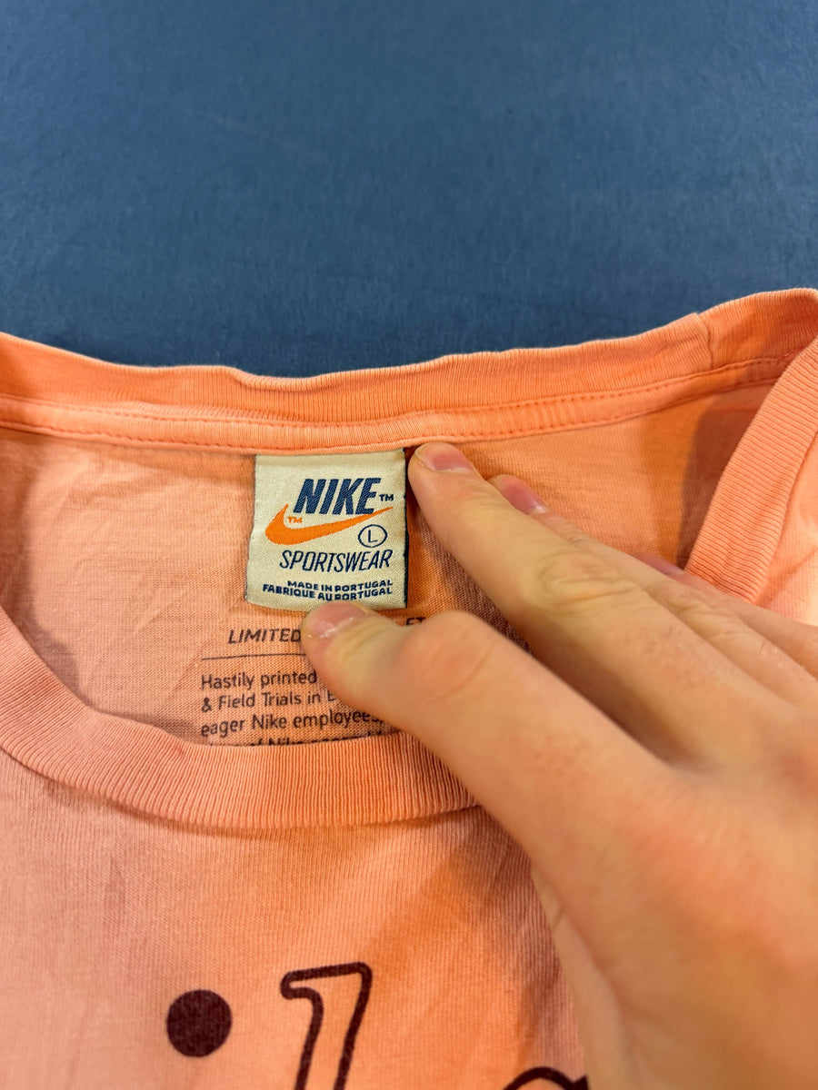 Nike T-shirt oranje print