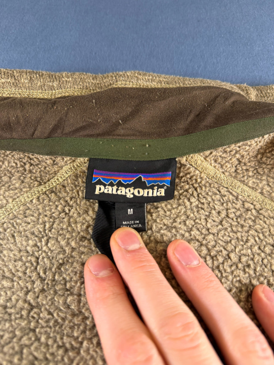 Patagonia Fleece vest beige gemêleerd
