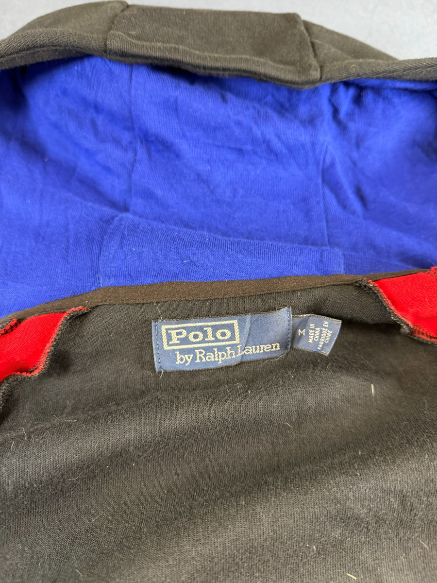 Polo Ralph Lauren Hoodie met rits zwart print