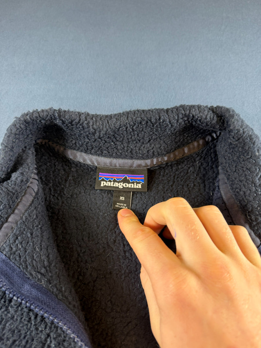 Patagonia fleece vest zwart dames maat XS fleecevest fleecejack vintage