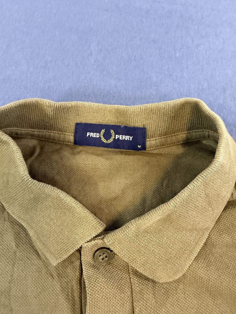 Bruine Fred Perry polo maat M (poloshirt / pikéshirt), piqué katoen