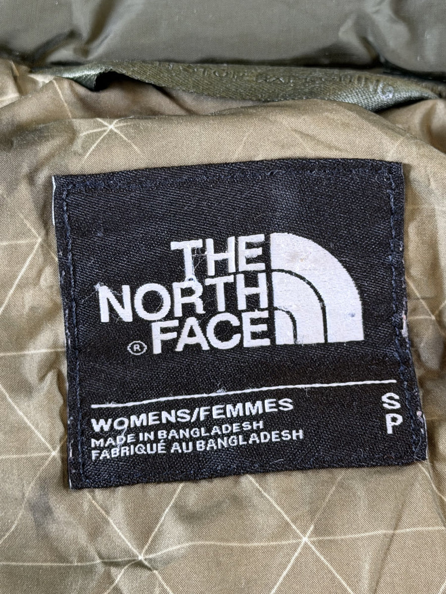 The North Face Gewatteerde jas groen