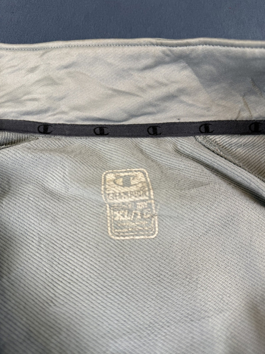 Blauwe Champion sportsweater met halve rits (quarter zip / trainingstrui), heren maat XL