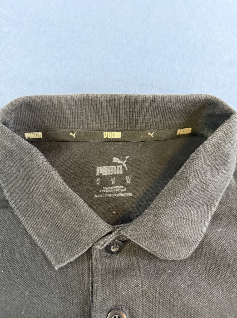Zwart Puma heren polo maat M (poloshirt)