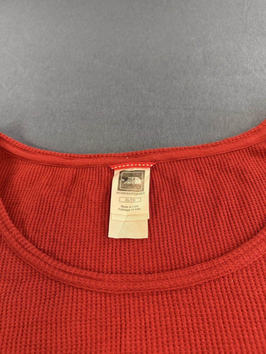 Rood thermo-longsleeve The North Face (wafeltrui / basislaag) maat XL