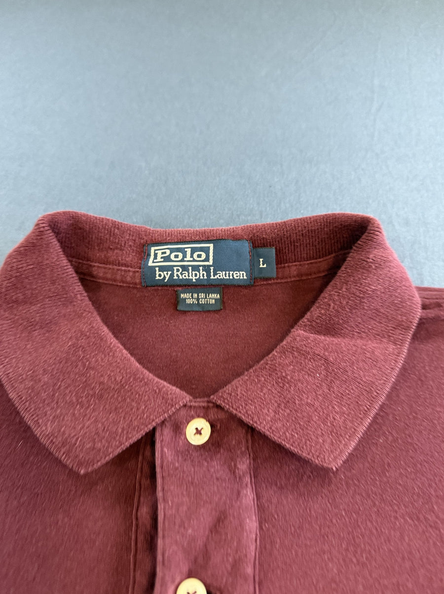 Rood poloshirt Polo Ralph Lauren (piqué polo / polo), Heren L, Classic Fit