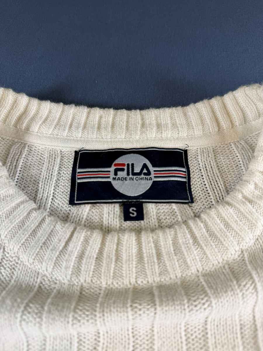 Fila Trui wit print