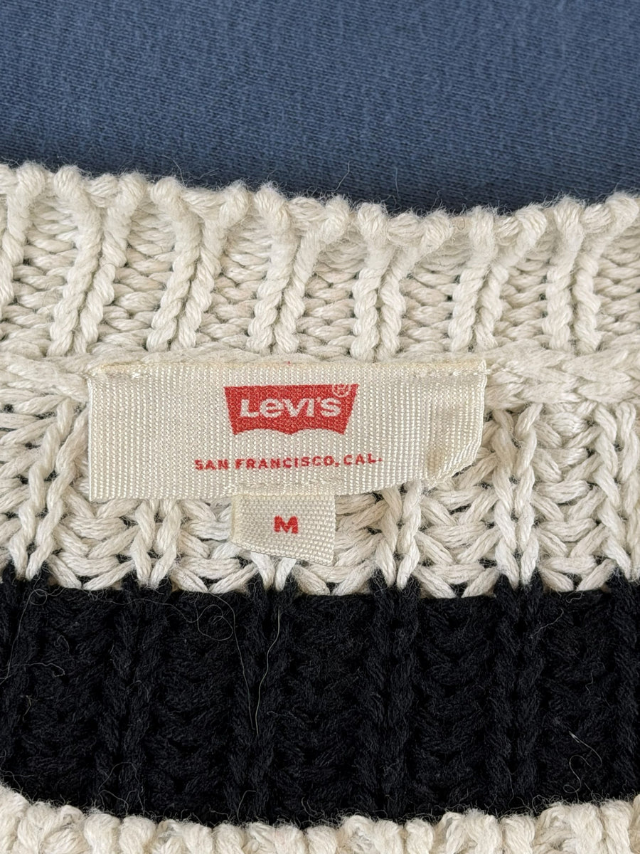 Levi's Trui zwart gestreept