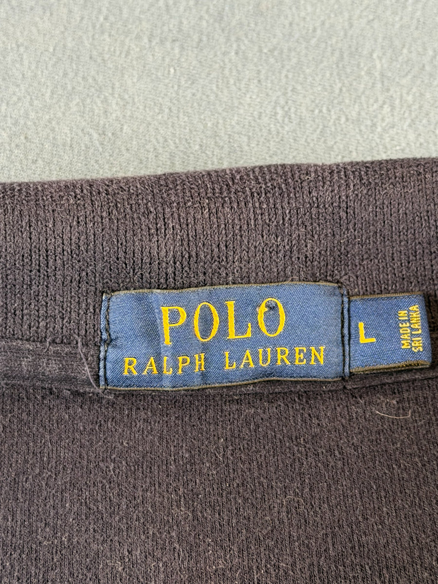 Polo Ralph Lauren sweater blauw heren maat L katoen sweatshirt trui crewneck