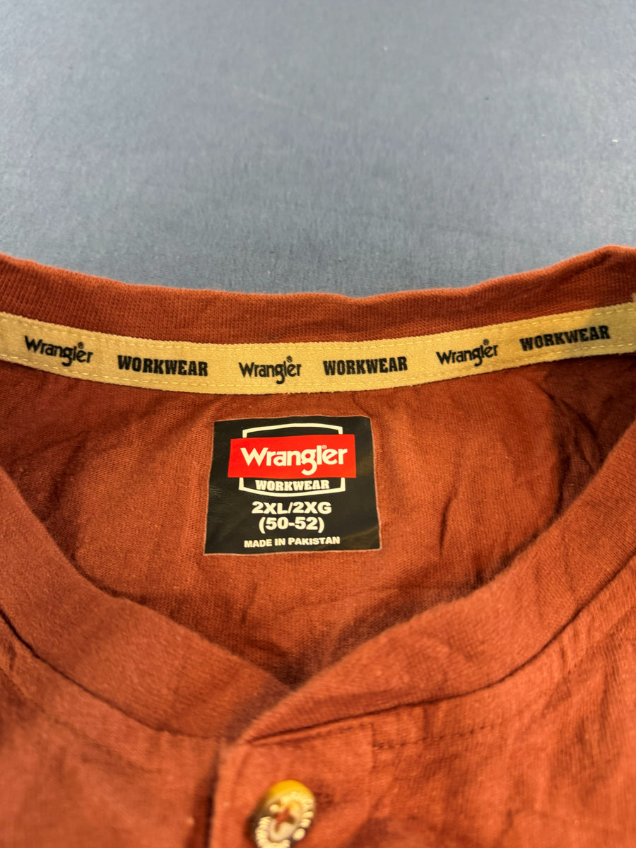 Wrangler T-shirt oranje