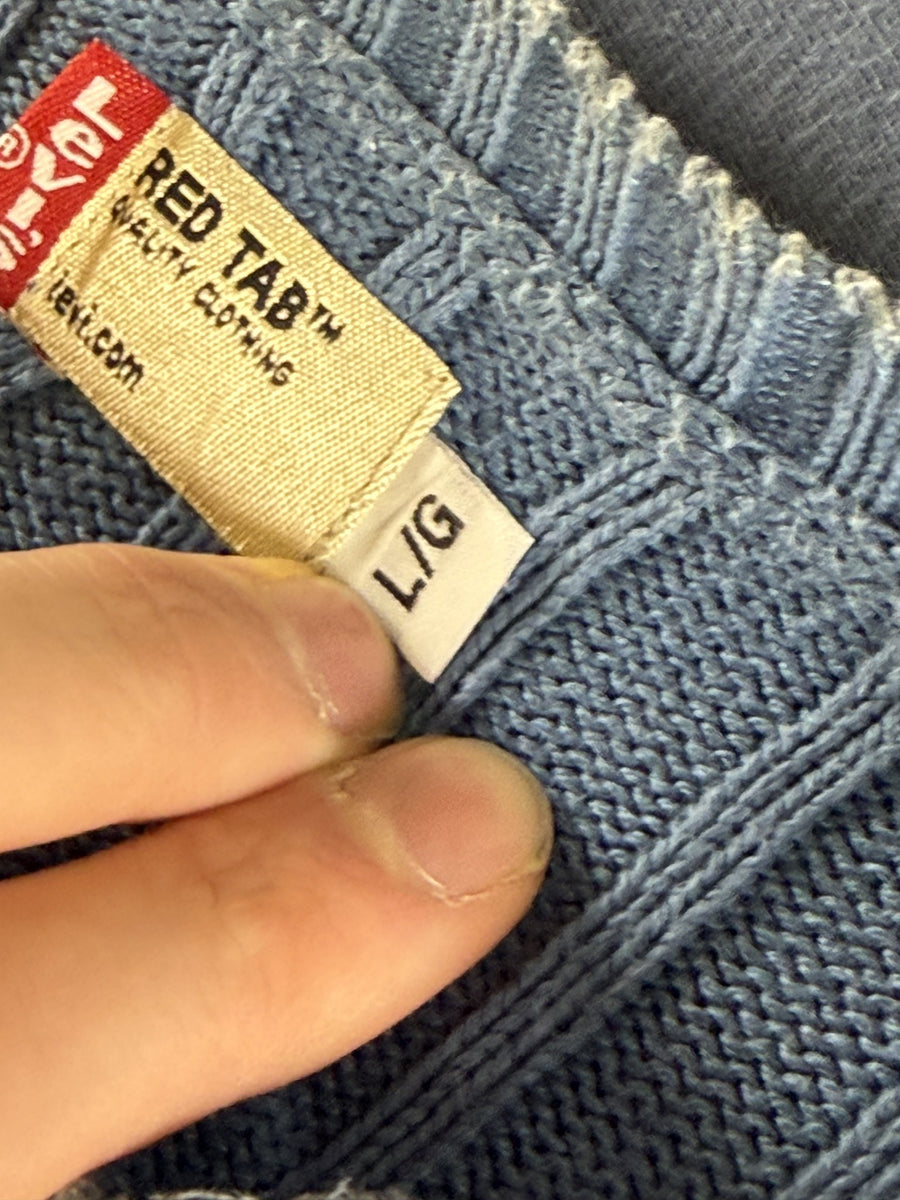 Levi's trui blauw maat L Red Tab