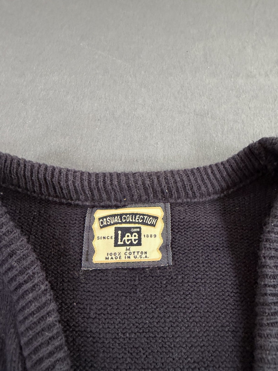 Blauwe Lee spencer (slipover), maat M, Made in USA