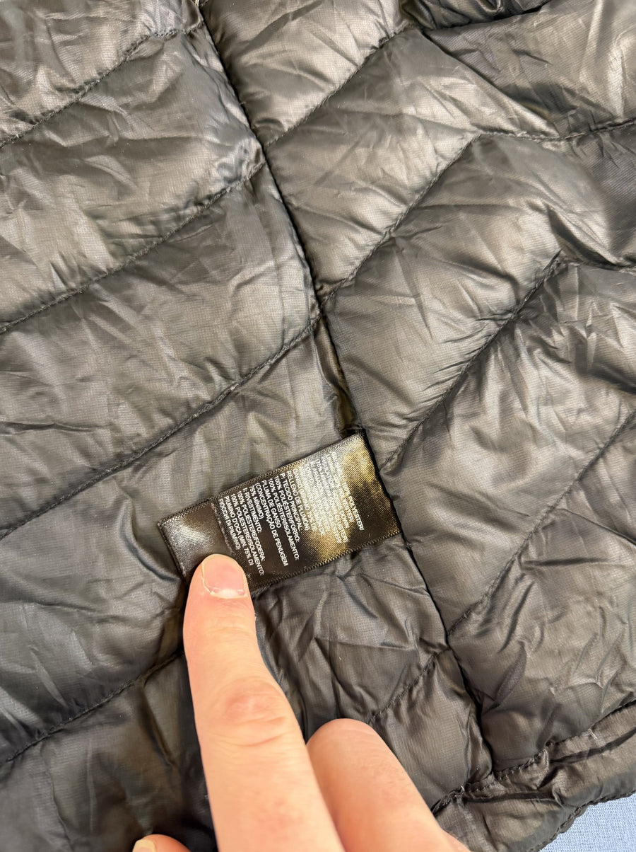 Zwarte donsjas van The North Face (puffer jas), dames maat S, 550 fill