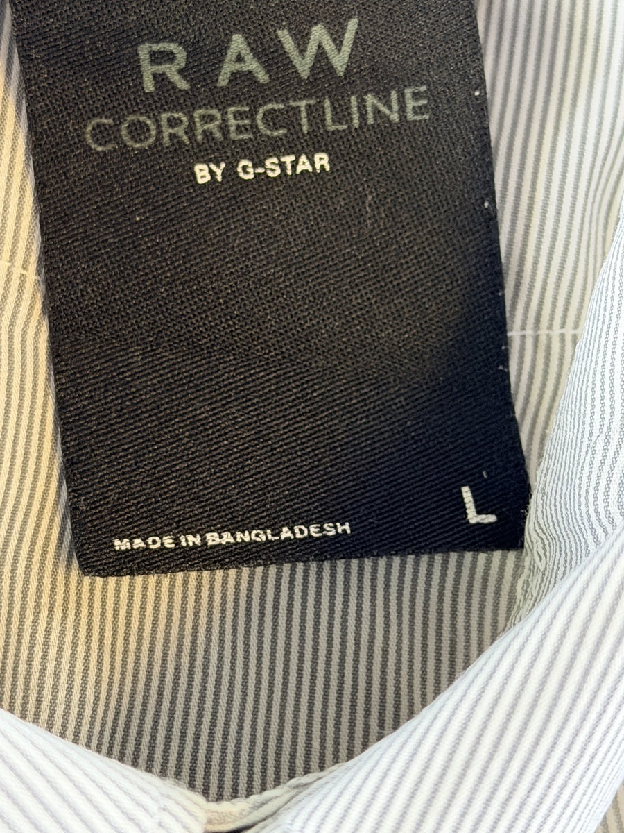 G-Star RAW Blouse grijs gestreept