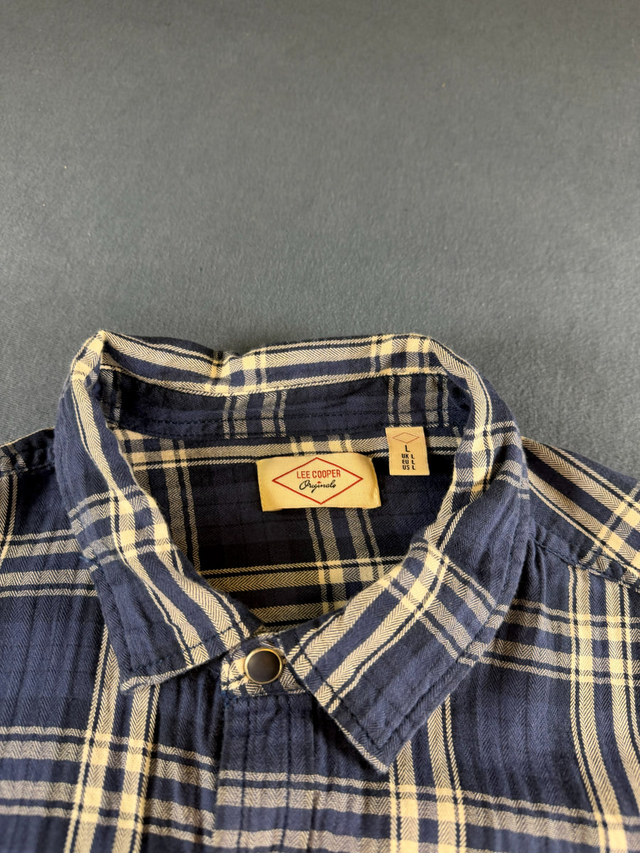 Lee Blouse blauw geruit