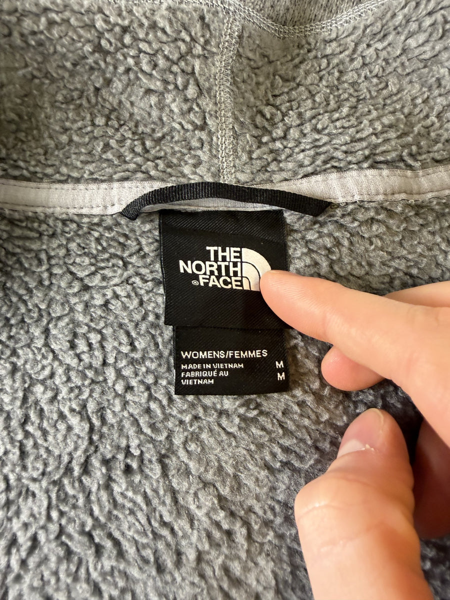 The North Face fleecejack grijs maat M sherpavoering