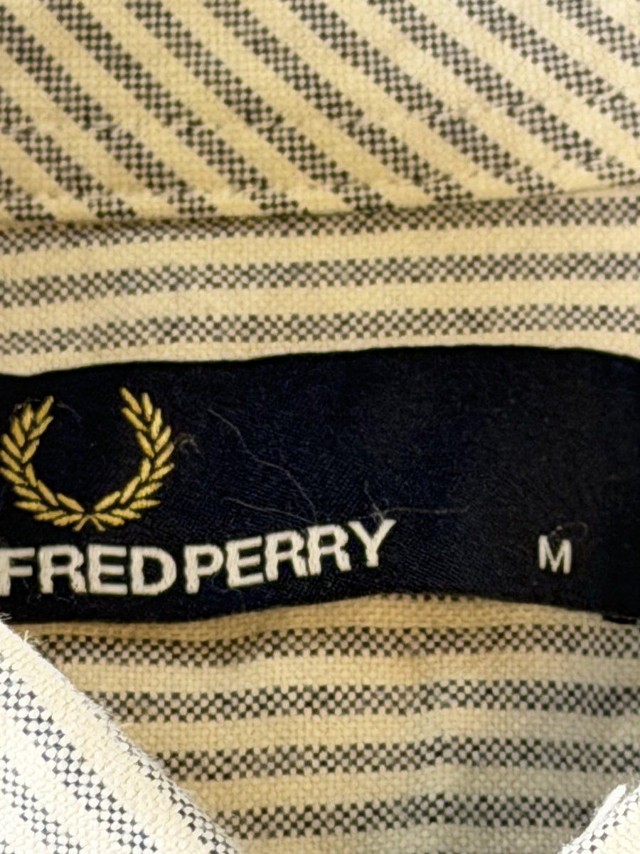 Fred Perry Blouse wit gestreept