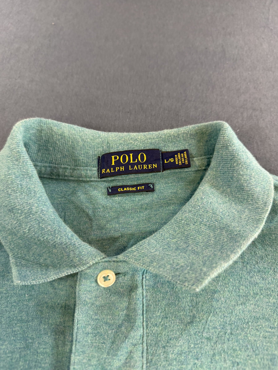 Blauwe Polo Ralph Lauren polo (poloshirt) maat L, Classic Fit