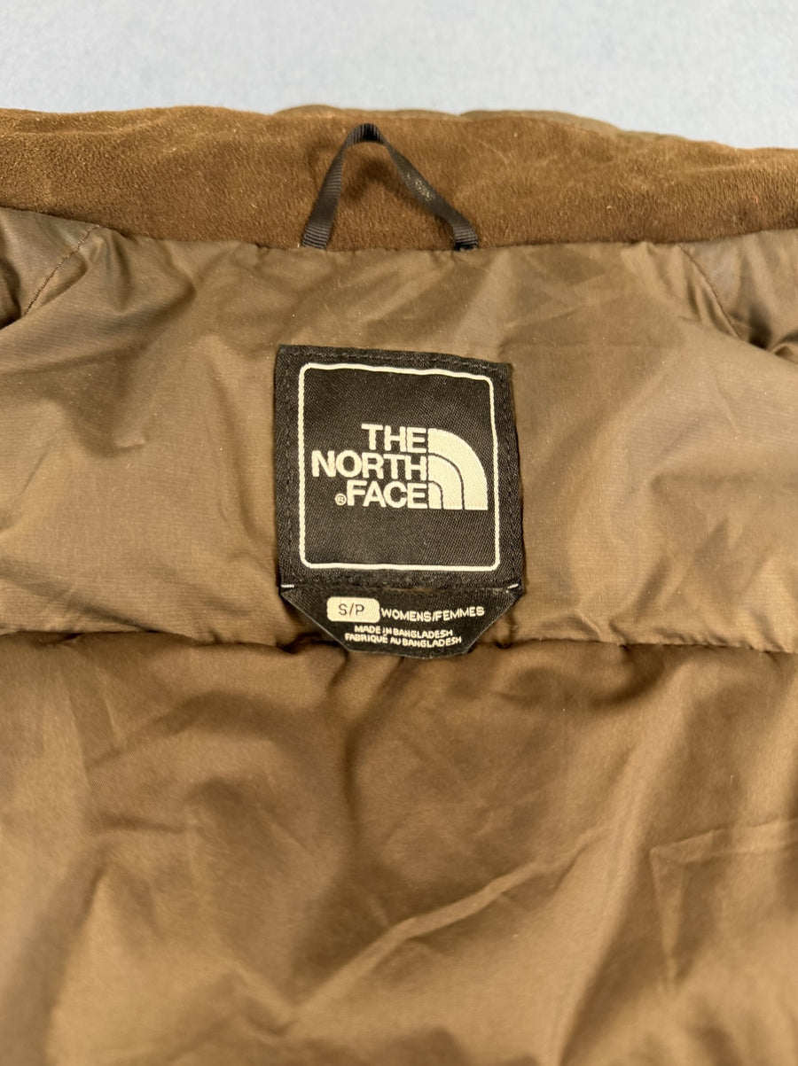 Bruin gilet (donsgilet / bodywarmer), The North Face 700, dames maat S