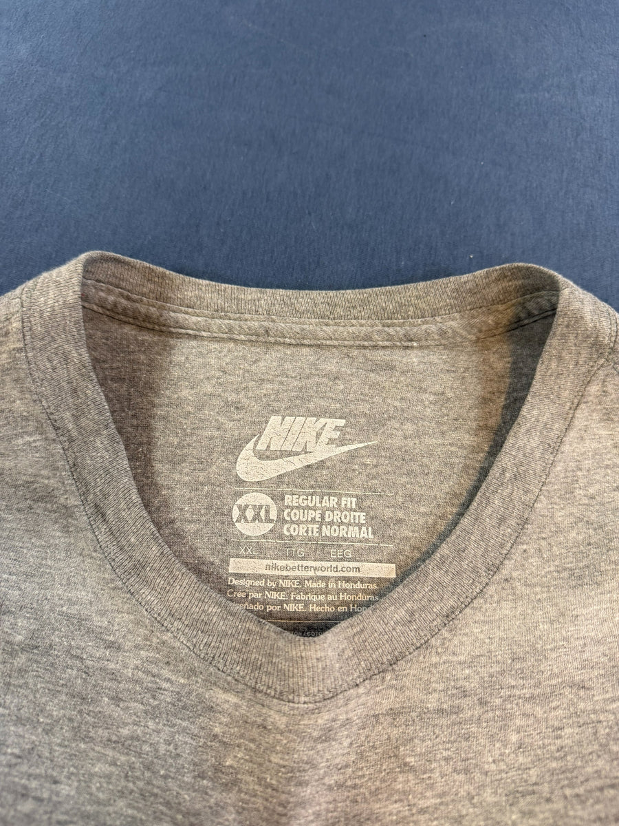 Nike T-shirt grijs print