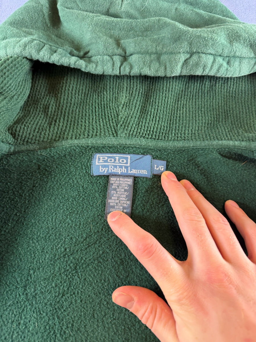Polo by Ralph Lauren Hoodie met rits groen