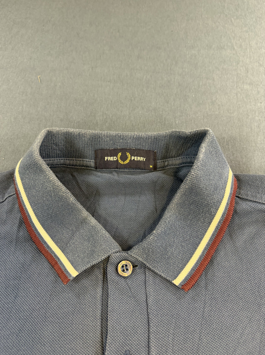 Blauwe Fred Perry M3600 Twin Tipped (poloshirt / piqué polo), maat M