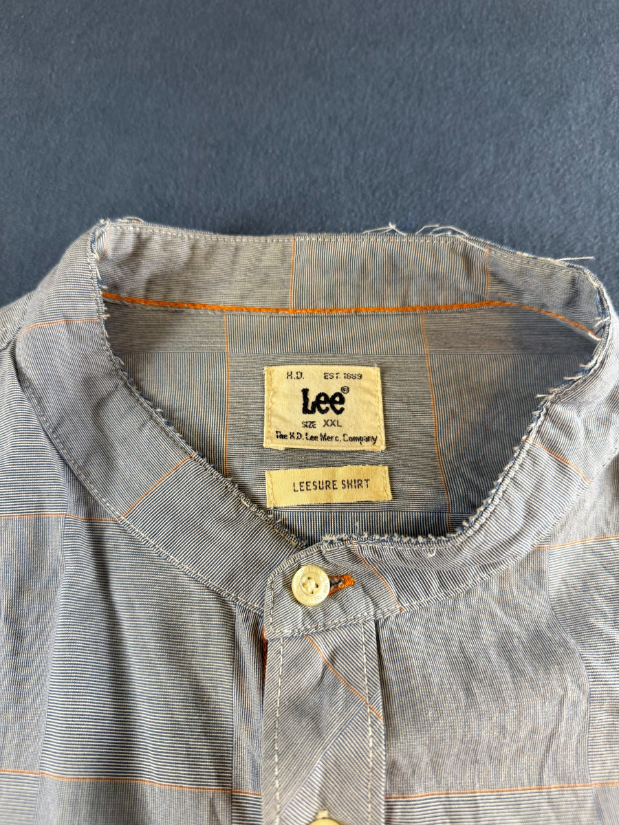 Lee Blouse blauw geruit Leesure Shirt