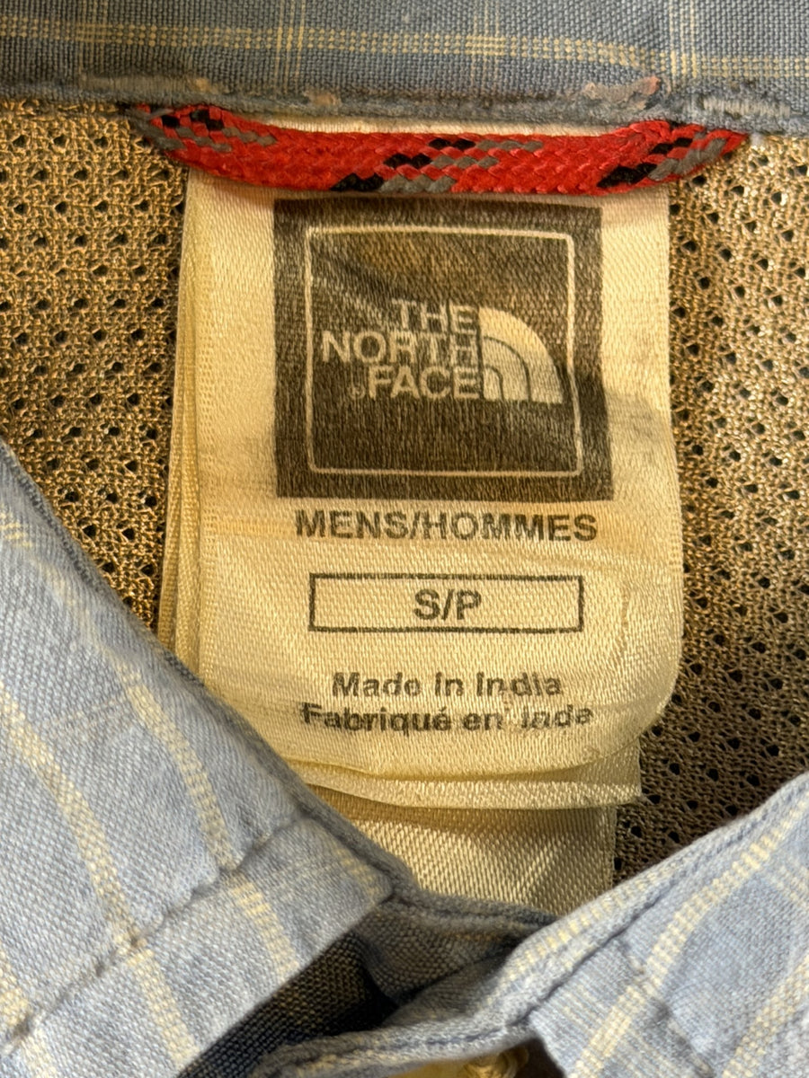 The North Face Blouse blauw geruit