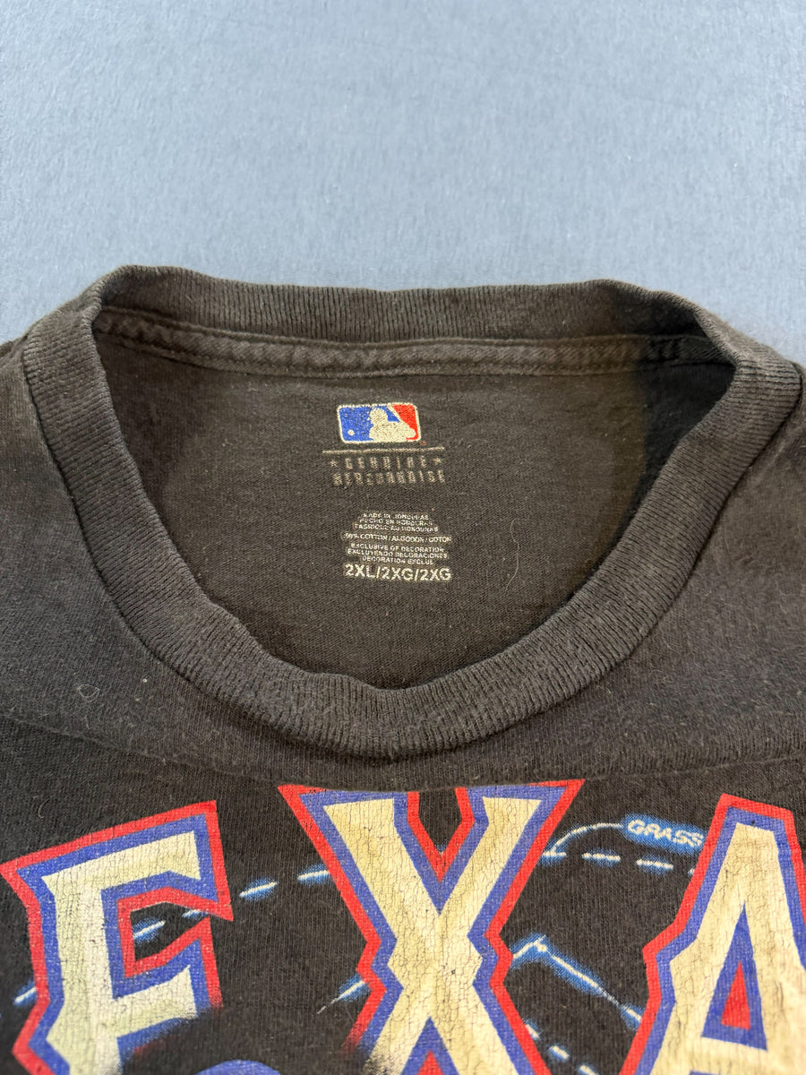 MLB t-shirt zwart print heren maat XXL katoen shirt tee