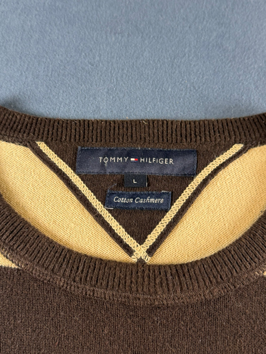 Tommy Hilfiger Trui zwart gestreept