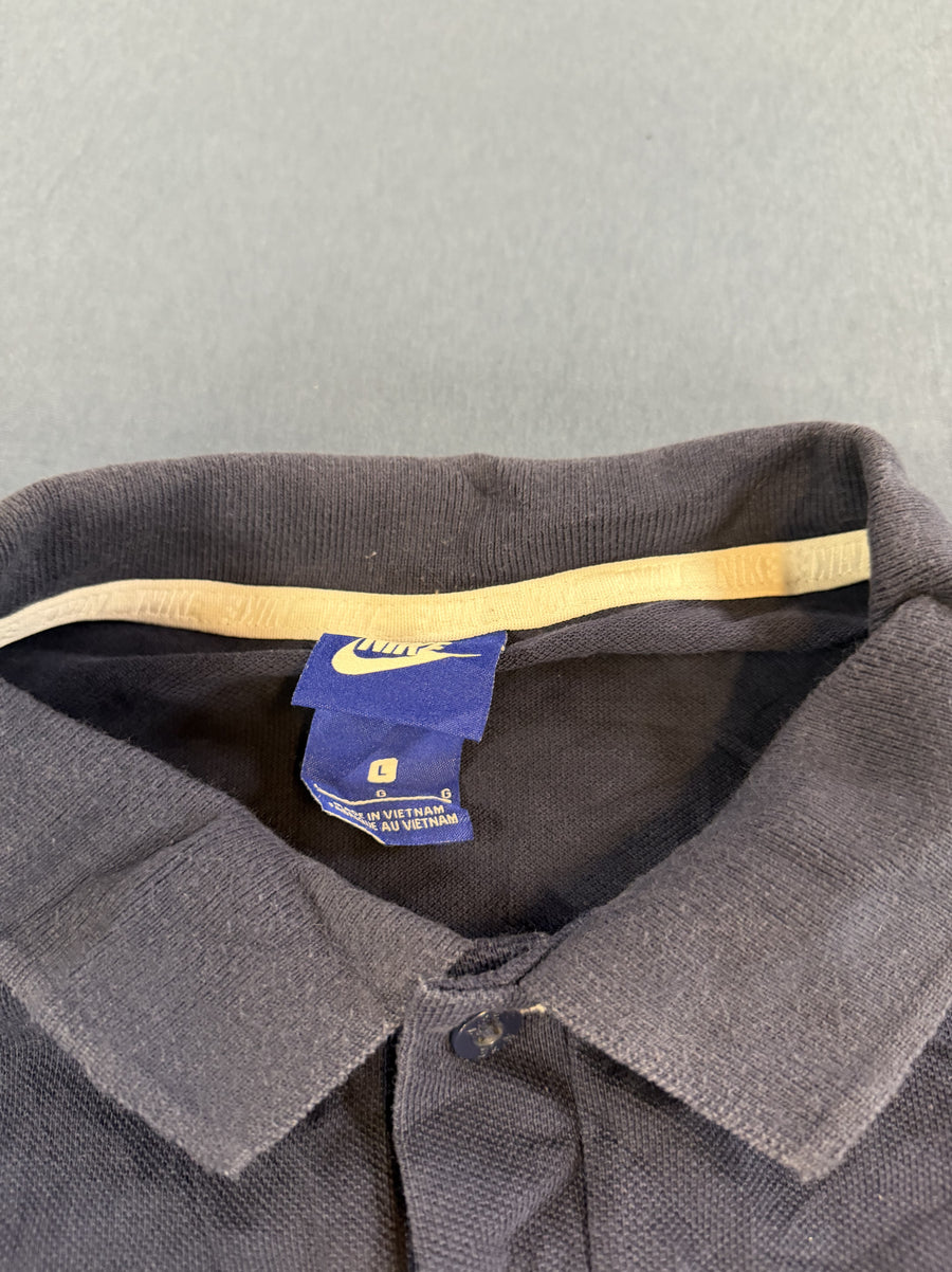 Blauwe polo (poloshirt), maat L