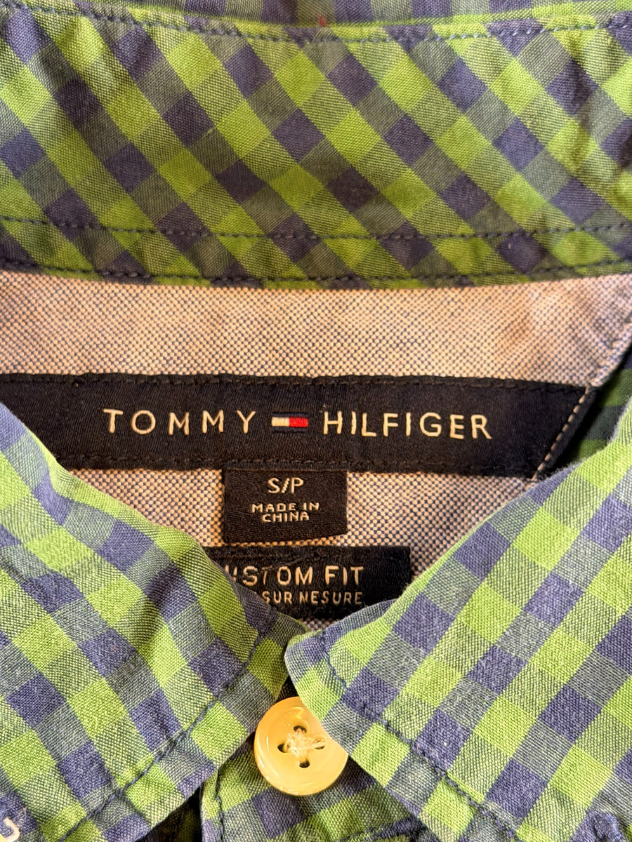 Tommy Hilfiger Blouse groen geruit