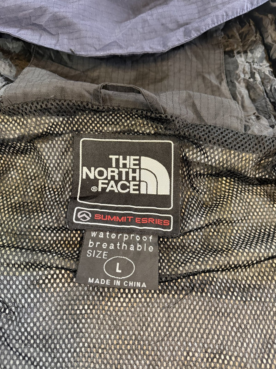 Blauwe The North Face Summit Series regenjas (shelljas / outdoorjack), maat L