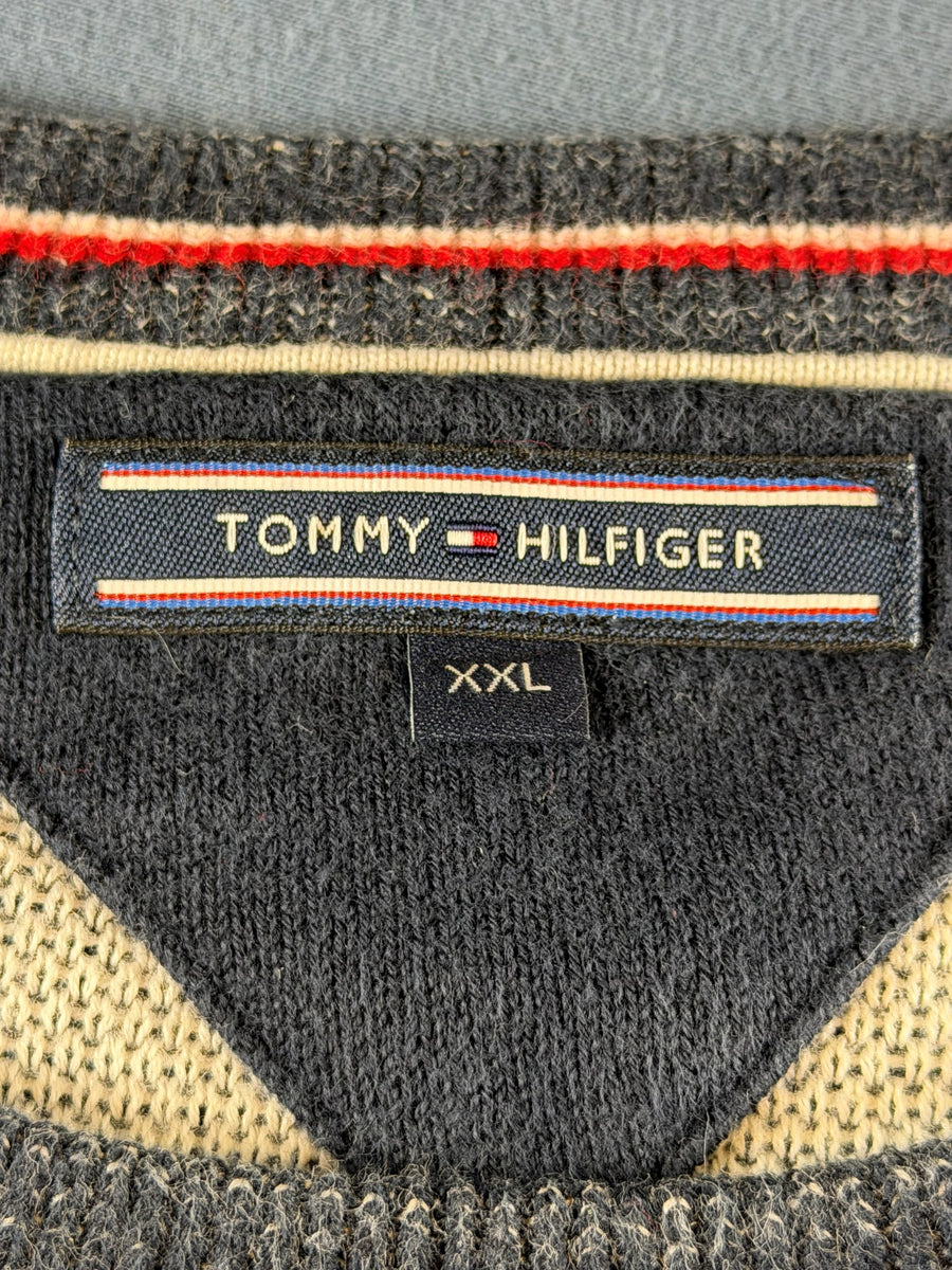 Tommy Hilfiger Trui grijs gestreept