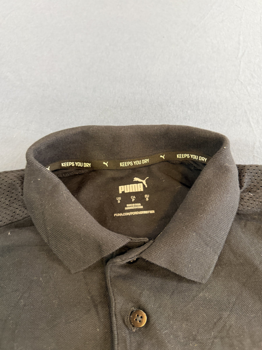 Zwart sportshirt van Puma (polo), maat S